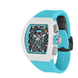 Cronus Art Velocity Cheetah Men's Watch -  Bondi Blue | CM011-009