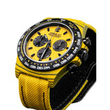 Cronus Art High Quality Canvas Woven Yellow Strap Men Watch CM016-001