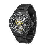 Cronusart Helmsman Black Stainless Steel Strap Men's Watch CM016-025
