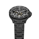 Cronusart Helmsman Black Stainless Steel Strap Men's Watch CM016-025