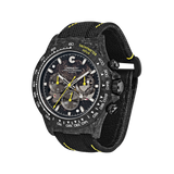 Cronus Art Chrono Racing Carbon Black Men's Watch -  The Dark Side Of The Moon | CM016-052