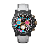 Cronus Art Chrono Legend Carbon Strap Men's Watch - Graffiti | CM016-067