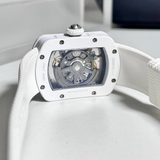 Cronus Art Nylon + High Quality Fluorine White Strap Women Watch CM017-010