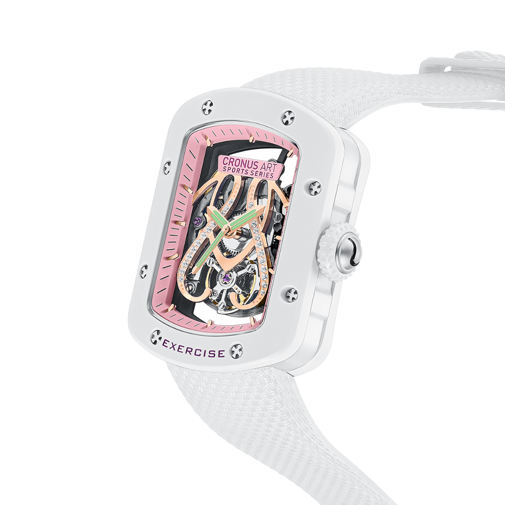 Cronus Art Lady Boss Starry White Strap Men's Watch -  Coconut White | CM017-011