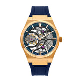 Cronus Art Titanium Fluoroelastomer Strap Men's Watch - Rose Gold | CM022-002