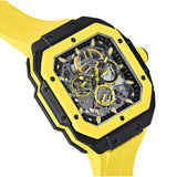 Cronus Art High Quality Fluorine Yellow Band Men Watch CM025-001