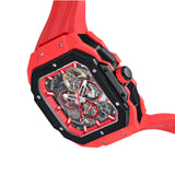 Cronus Art High Quality Fluorine Red Band Men Watch CM025-002