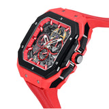 Cronus Art High Quality Fluorine Red Band Men Watch CM025-002