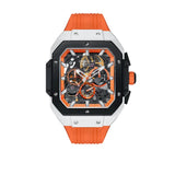 Cronus Art High Quality Fluorine Orange Band Men Watch CM025-003