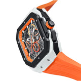 Cronus Art High Quality Fluorine Orange Band Men Watch CM025-003