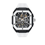Cronus Art High Quality Fluorine White Band Men Watch CM025-005