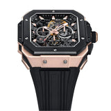 Cronus Art High Quality Fluorine Black Band Men Watch CM025-006