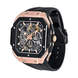 Cronus Art High Quality Fluorine Black Band Men Watch CM025-006