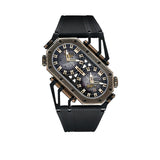 Cronus Art High Quality Fluorine Black Strap Watch CM025-007