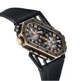 Cronus Art High Quality Fluorine Black Strap Watch CM025-007