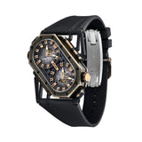 Cronus Art High Quality Fluorine Black Strap Watch CM025-007