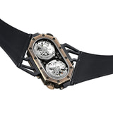 Cronus Art High Quality Fluorine Black Strap Watch CM025-007