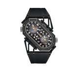 Cronus Art High Quality Fluorine Black Strap Watch CM025-008