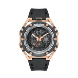 Cronus Art X-Series·Wanderer Black Strap Men's Watch -  Obsidian Gold | CM025-011