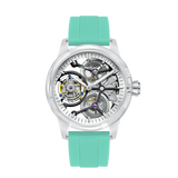 Cronus Art Supreme Treasure Tourbillon Men's Watch -  Tiffany-Style Blue | CM026-006