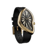 Cronus Art Fashion Series Time Warp Black Strap Women's Watch -  Mystic Black | CM028-005