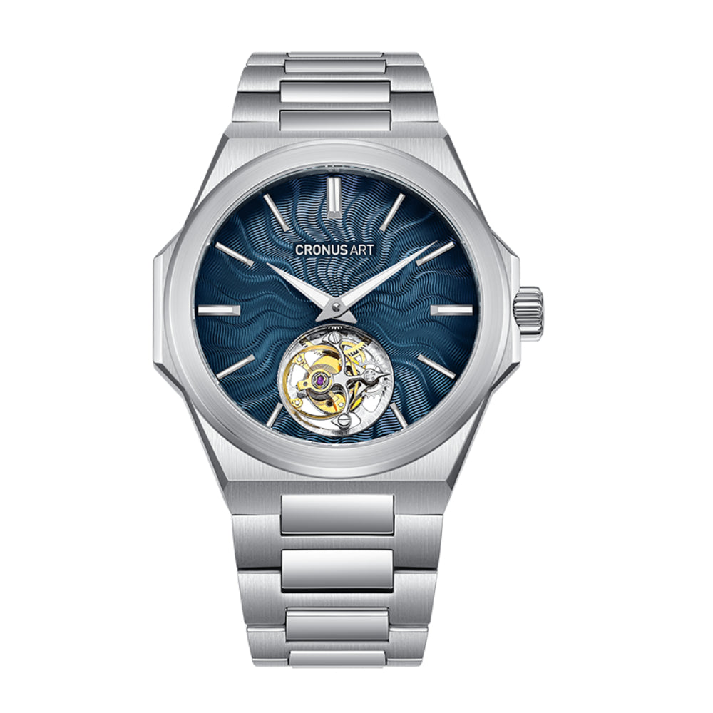 Cronus Art Heritage Tourbillon Series Stainless Steel Strap Men's Watch