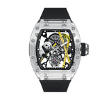 Cronus Art High Quality Fluorine Black Band Men Watch CM08-030