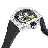 Cronus Art High Quality Fluorine Black Band Men Watch CM08-030