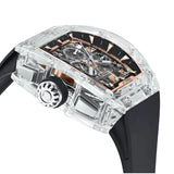 Cronus Art High Quality Fluorine Black Band Strap Men Watch CM08-033