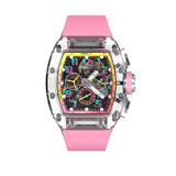 Cronus Art The Time Tunnel Series Limited Edition Pink Watch CM08-C