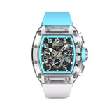 Cronus Art The Time Tunnel Series Limited Edition Blue White Watch CM08-G