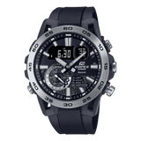 Casio Edifice Black Resin Strap Bluetooth 100 Meter World Time Watch ECB-40P-1ADF-P