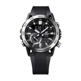 Casio Edifice Black Resin Strap Bluetooth 100 Meter World Time Watch ECB-40P-1ADF-P