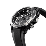 Casio Edifice Black Resin Strap Bluetooth 100 Meter World Time Watch ECB-40P-1ADF-P