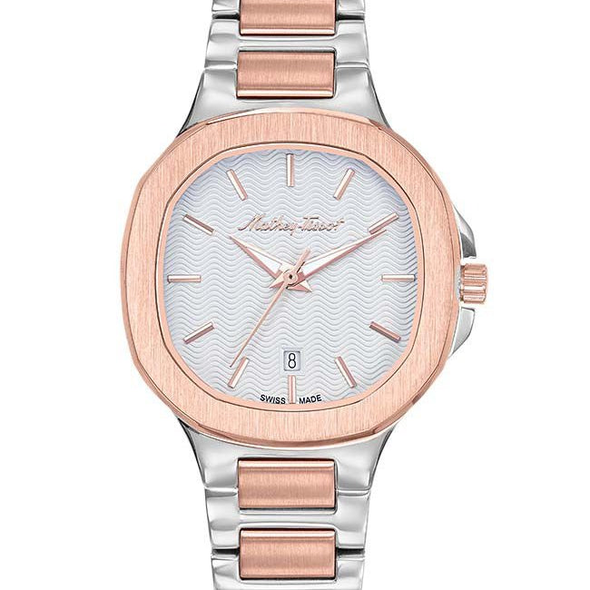 Mathey-Tissot Evasion Collection Two-Tone Rose Gold Strap Women's Watch