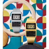 Casio General Vintage Digital Silver Stainless Steel Strap Men Watch DBC-611-1DR-P