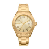 DKNY CONSIGN GOLD STAINLESS STEEL STRAP MEN WATCH DK1G046M0065