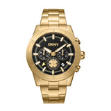 DKNY CONSIGN GOLD STAINLESS STEEL STRAP MEN WATCH DK1G051M0065