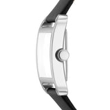 DKNY City Midi Black Leather Strap Women's Watch DK1L004L0015