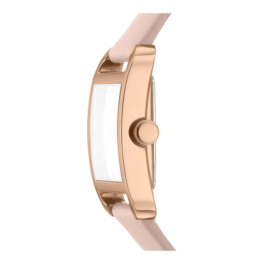 Dkny Consign Pink Leather Strap Women's Watch DK1L004L0035