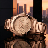 Dkny Chambers Rose Gold Stainless Steel Strap Women's Watch DK1L015M0045