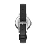 Dkny Soho Glitz Black Leather Strap Women's Watch DK1L038L0015