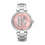 DKNY ESSENTIAL LOGO STAINLESS STEEL STRAP WOMEN WATCH DK1L041M0055
