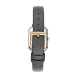 Dkny Uptown Midi Gray Leather Strap Women's Watch DK1L076L0035