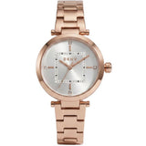 DKNY Analog Silver Dial Rose Gold Stainless Steel Strap Women's Watch DK1L092M0085