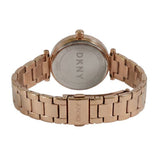 DKNY Analog Silver Dial Rose Gold Stainless Steel Strap Women's Watch DK1L092M0085