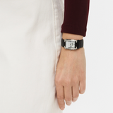 Dkny Evening Black Leather Strap Women's Watch DK1L122L0015