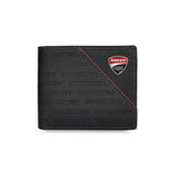 Ducati Wallet Corse Black Genuine Leather for Men DTLGW2200301