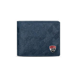 Ducati Wallet Corse Blue Genuine Leather For Men DTLGW2200904