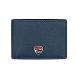 Ducati Wallet Corse Blue Genuine Leather For Men DTLGW2201008